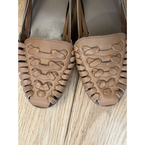 Nisolo Almond Huarache Leather Sandals Flats Size 7 - Picture 2 of 4
